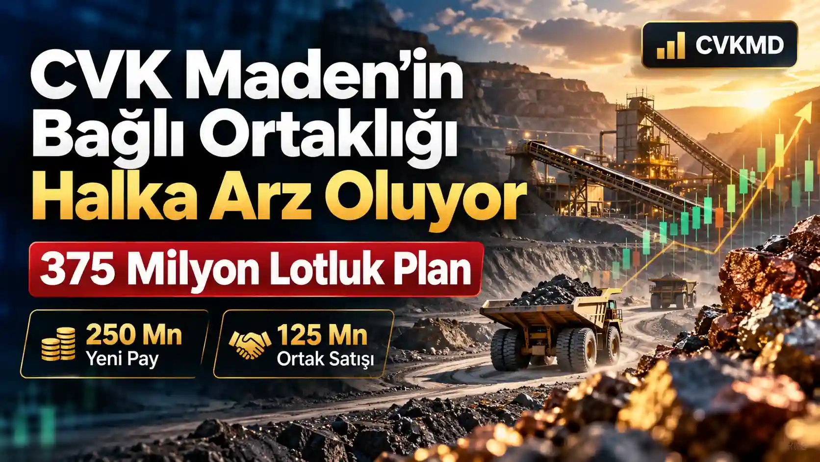 CVK Maden bağlı ortaklığı Hayri Ögelman Madencilik 375 milyon lotluk halka arz planı