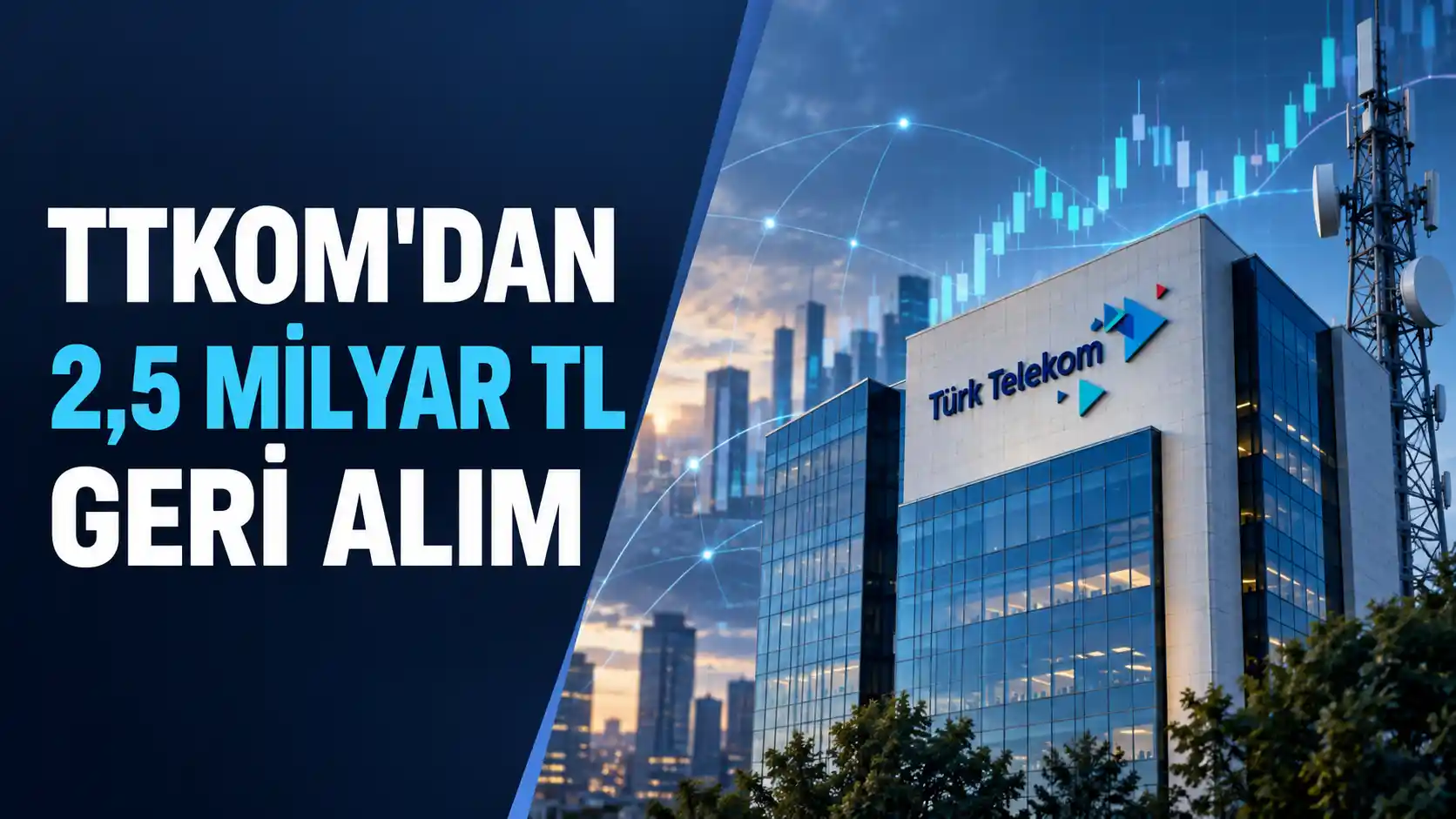 Türk Telekom TTKOM 2,5 milyar TL geri alım programı